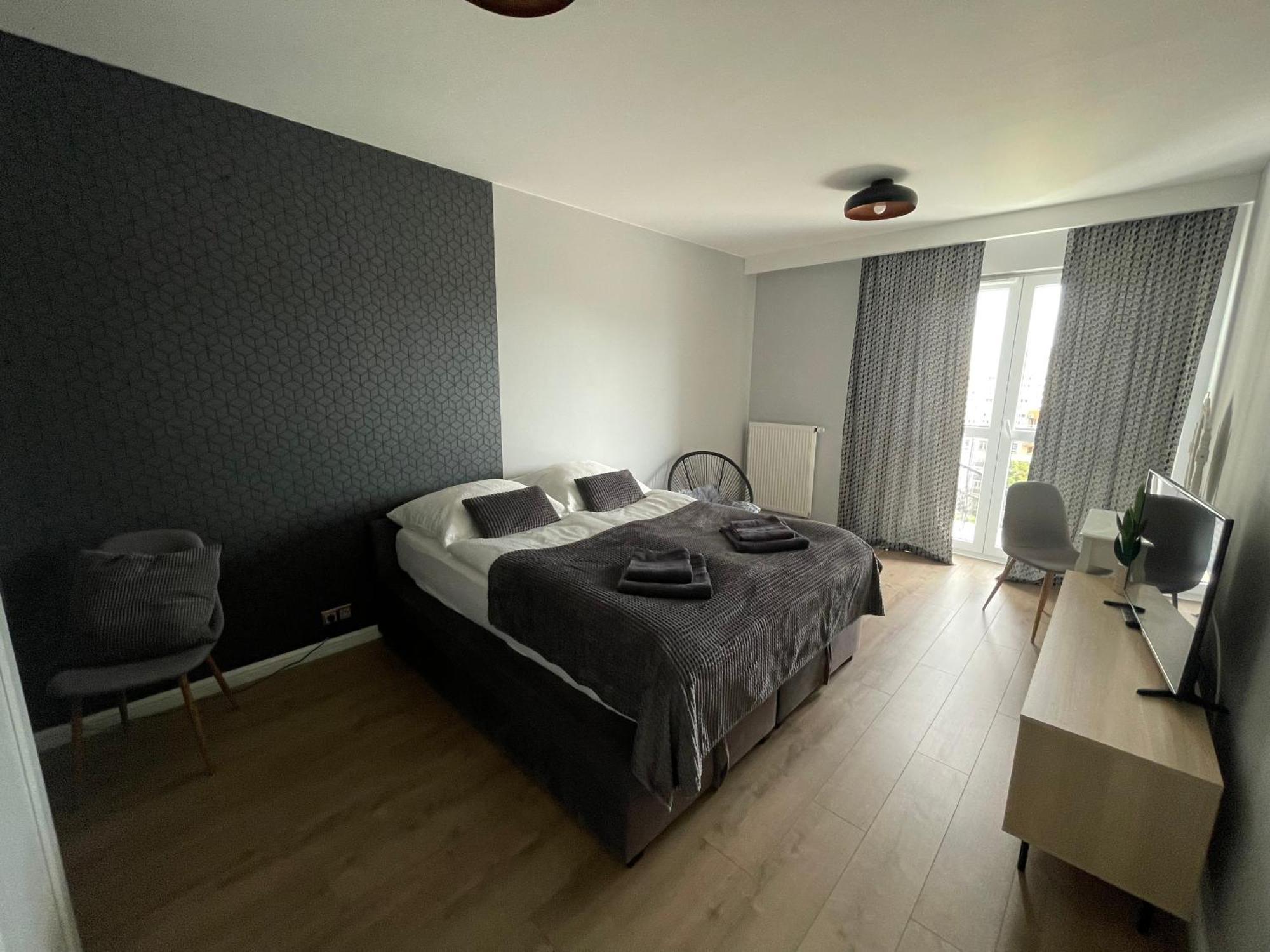 Noche Apartament Rondo Wiatraczna Varsó Kültér fotó
